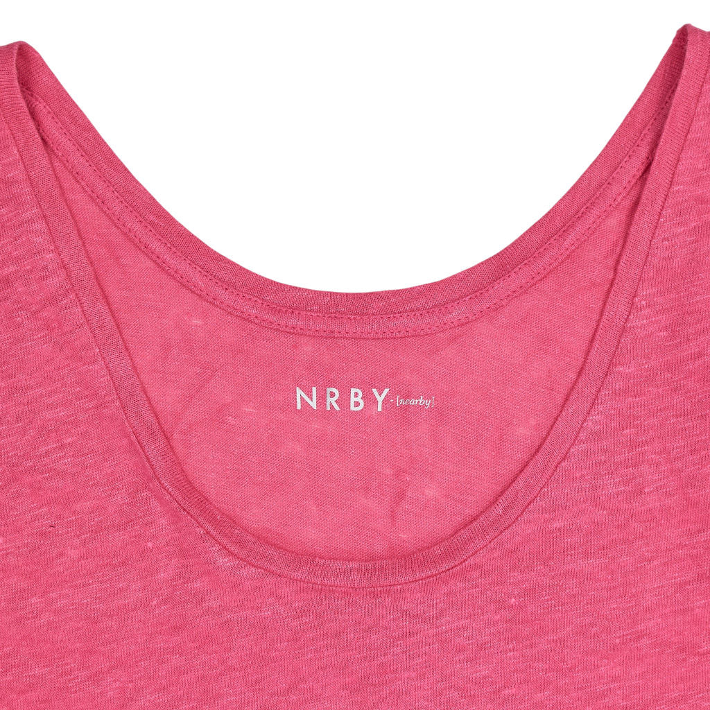 NRBY Pink Sleeveless Tank Top