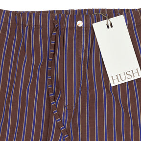 Hush Chocolate Stripe Cotton Trousers