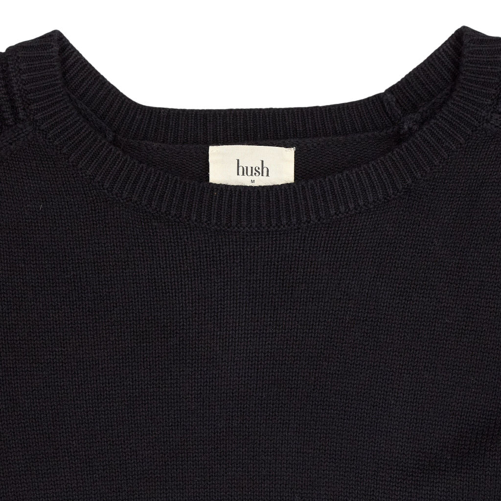 Hush Black Wool Blend Jumper