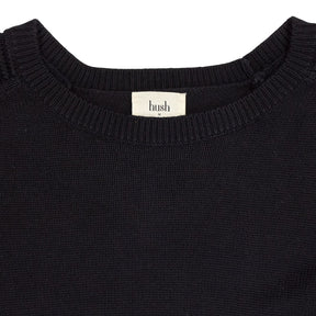 Hush Black Wool Blend Jumper