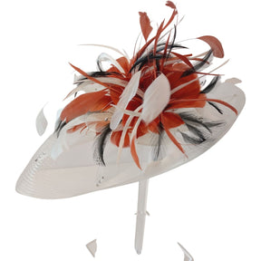 Magpie Accessories Ivory Feather Fascinator