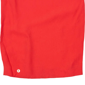 Pinko Red One Shoulder Ruffle Jumpsuit