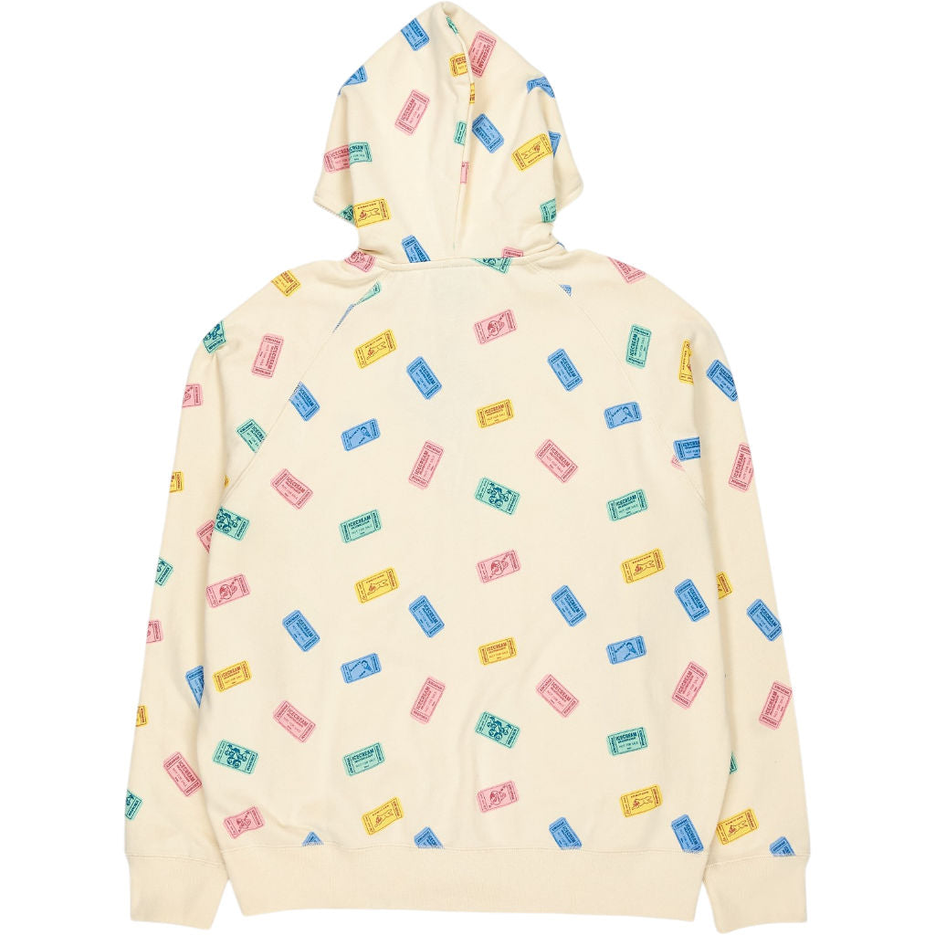 Icecream Cream Raffle Ticket Zip Hoodie
