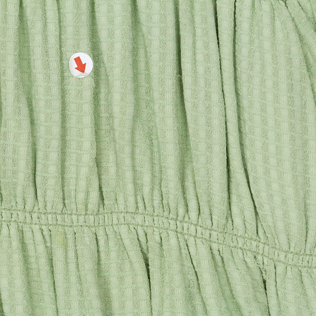 Witchery Green Smocked Midi Dress