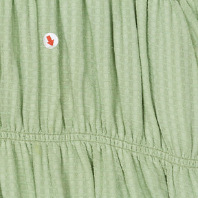 Witchery Green Smocked Midi Dress