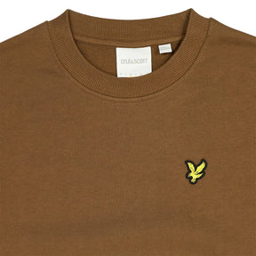 Lyle & Scott Brown Cropped Sweatshirt