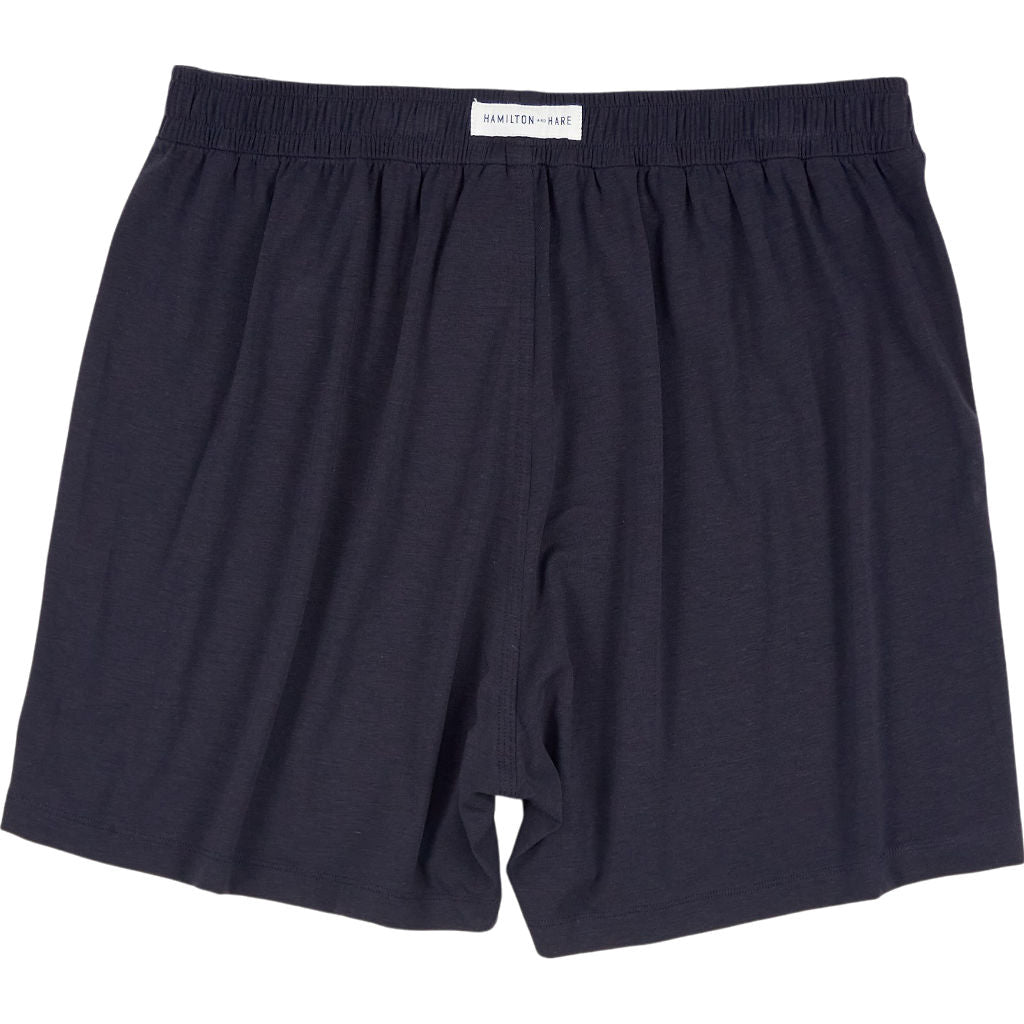 Hamilton + Hare Black Boxer Shorts (1 PACK)