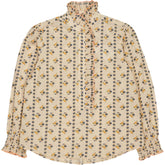 Bonté Ecru Multi Aida Floral Shirt
