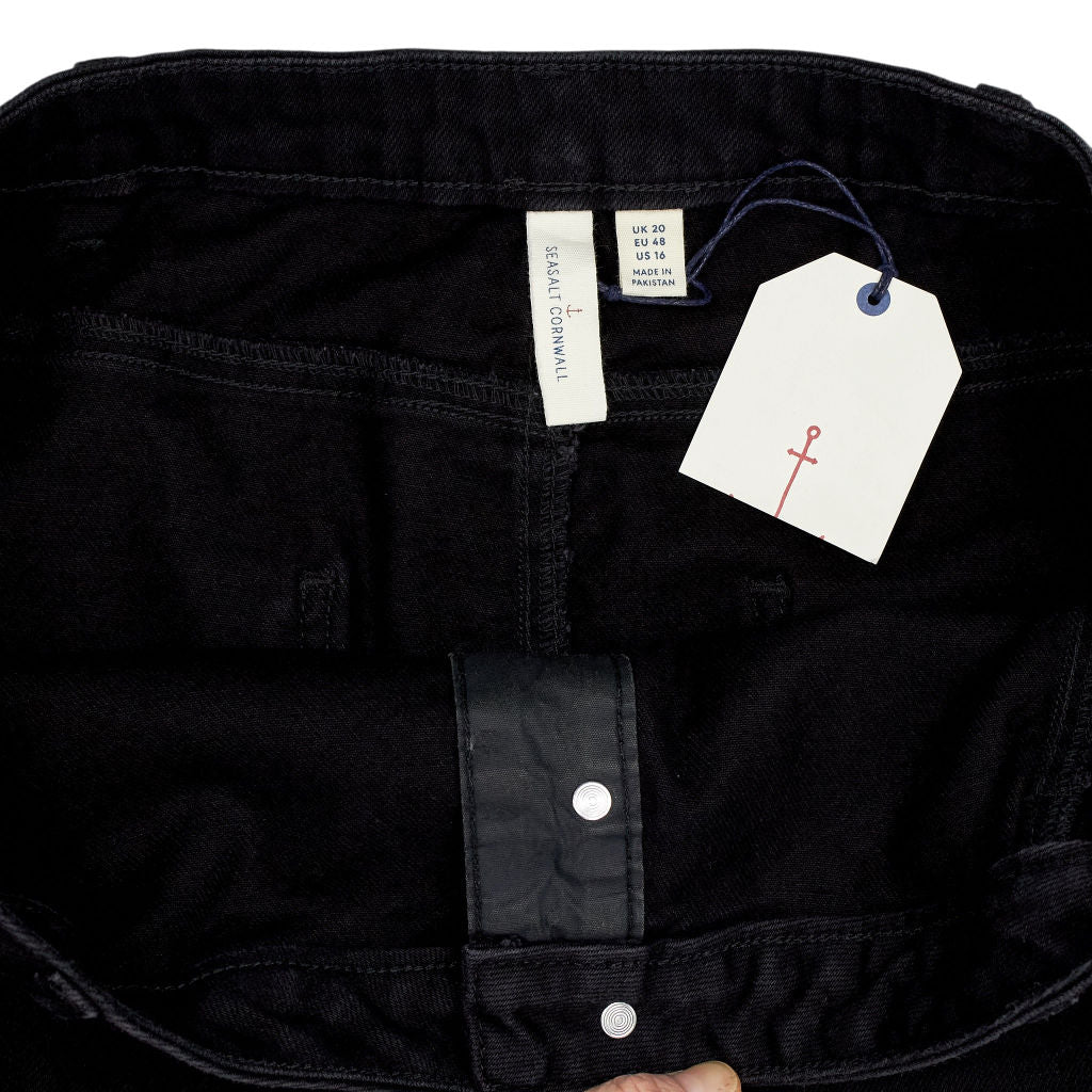 Seasalt Black Organic Cotton Ambrosel Skirt
