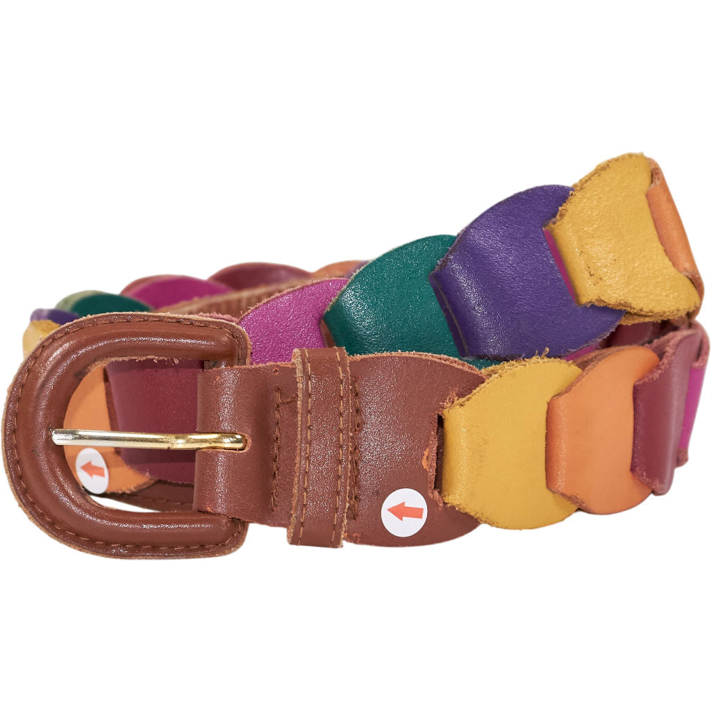 Crisis Multicolour Genuine Leather Belt Medium