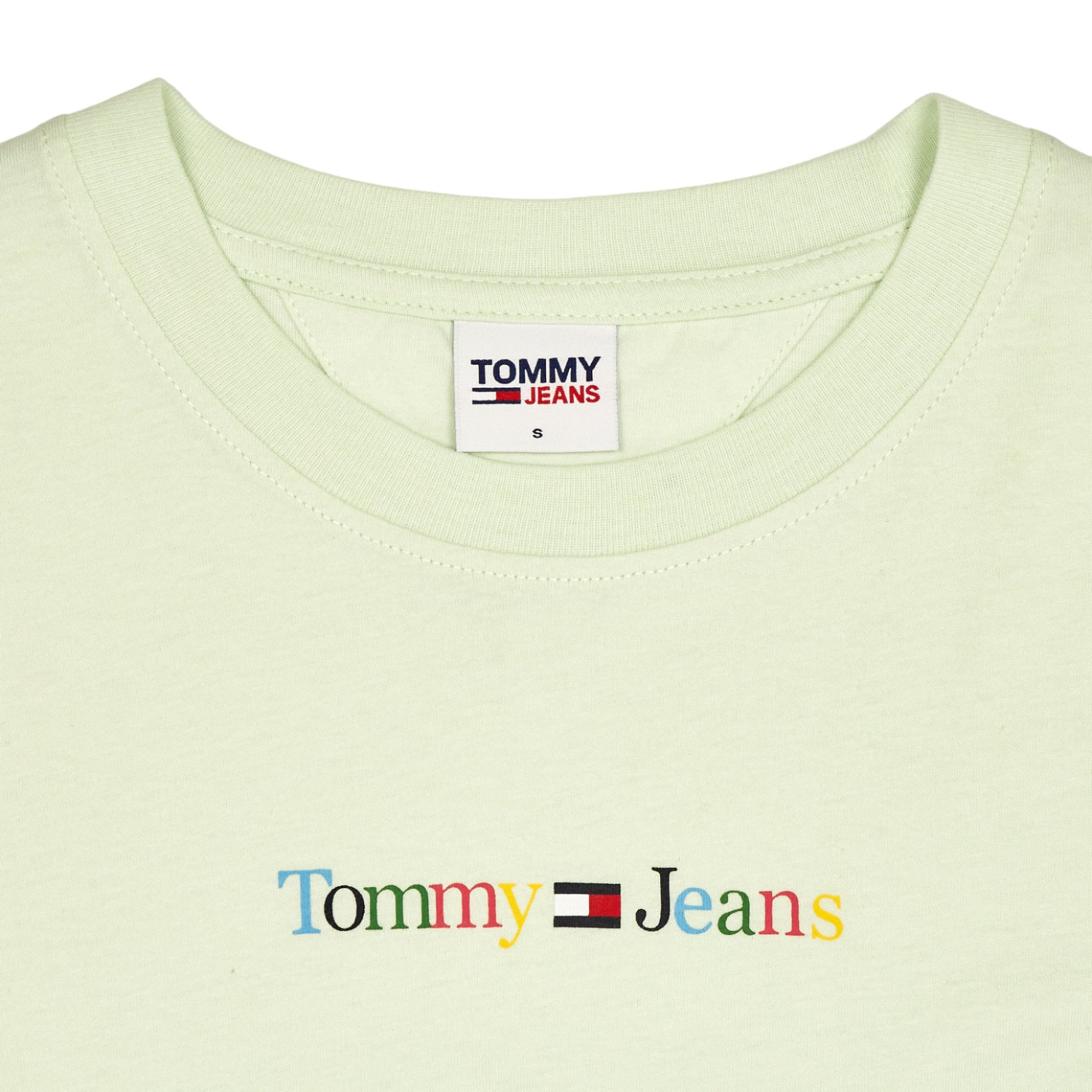 Tommy Jeans Green Logo T-Shirt