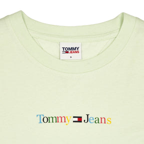 Tommy Jeans Green Logo T-Shirt