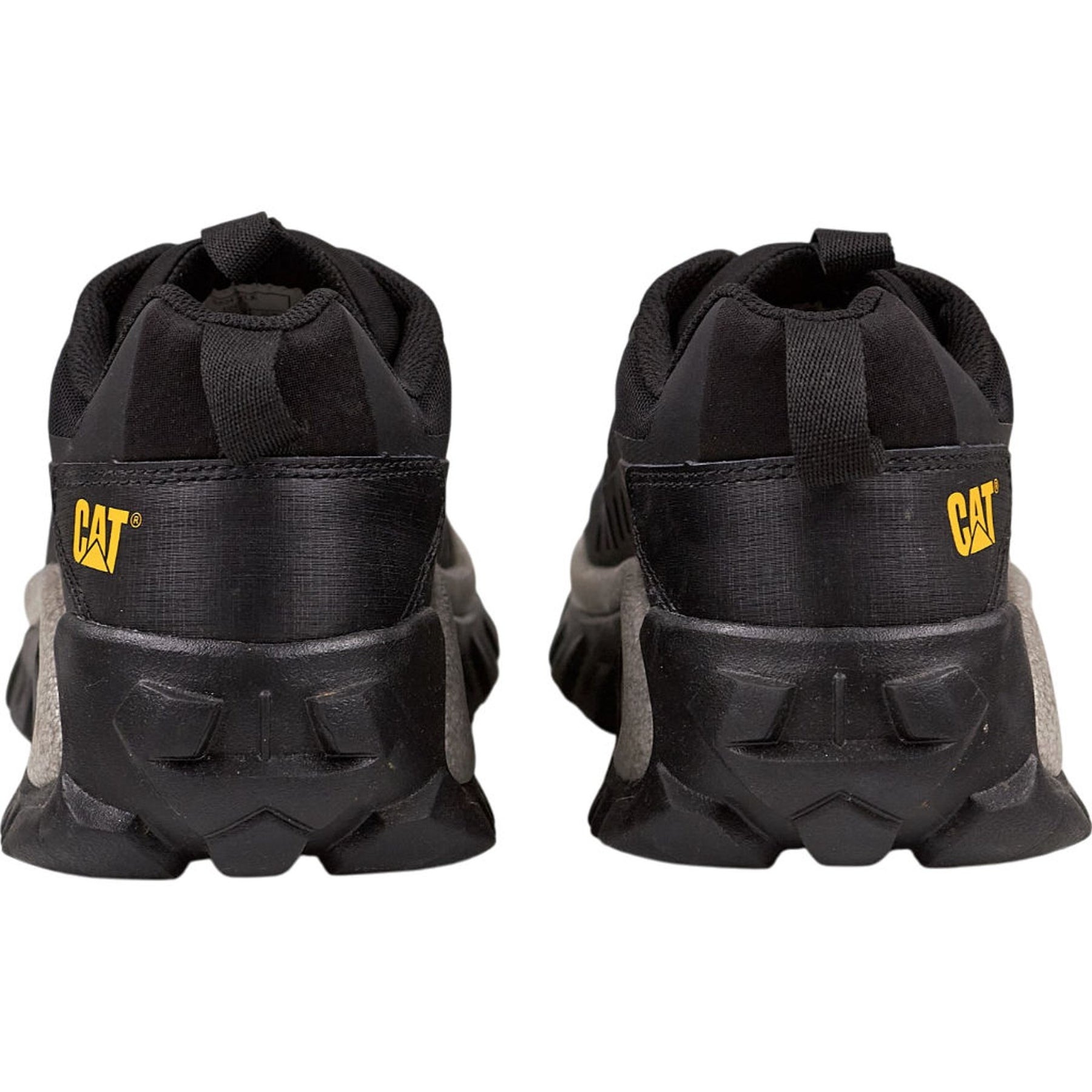 CAT Black Intruder Lite Mesh Trainers UK 8