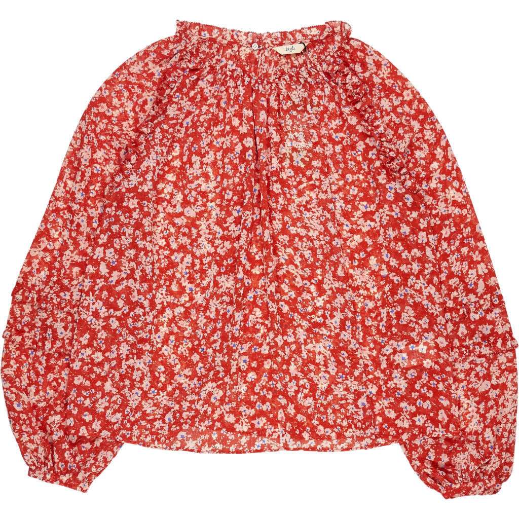 Hush Red Spring Blossom Violette Top