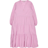 NRBY Pink Cotton Midi Dress