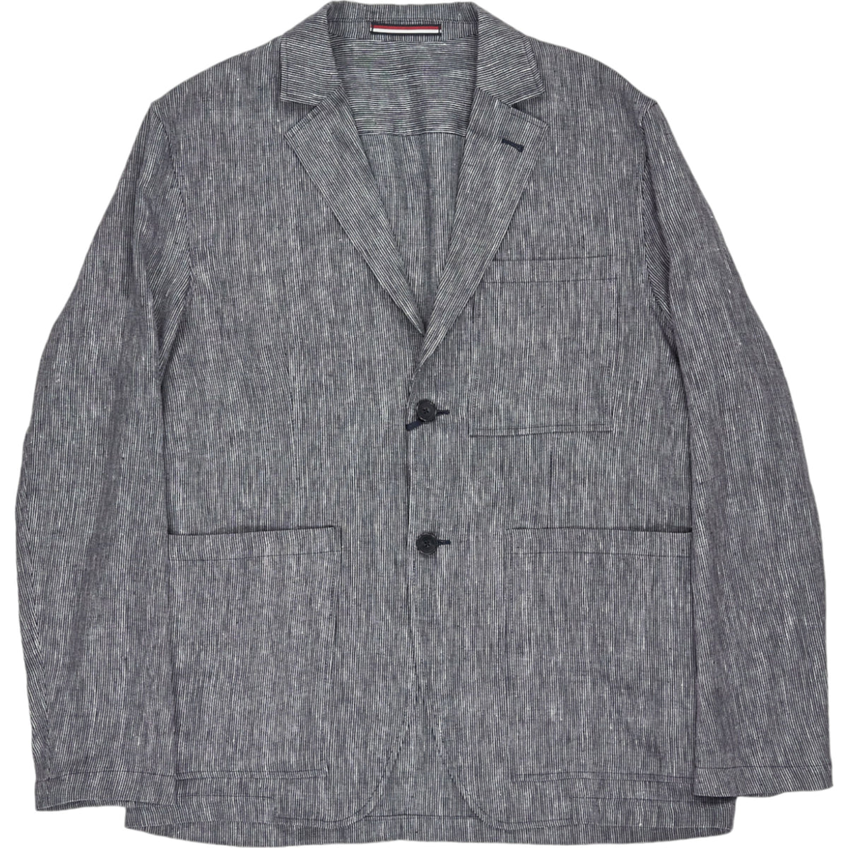 Tommy Hilfiger Grey Striped Shorts Suit