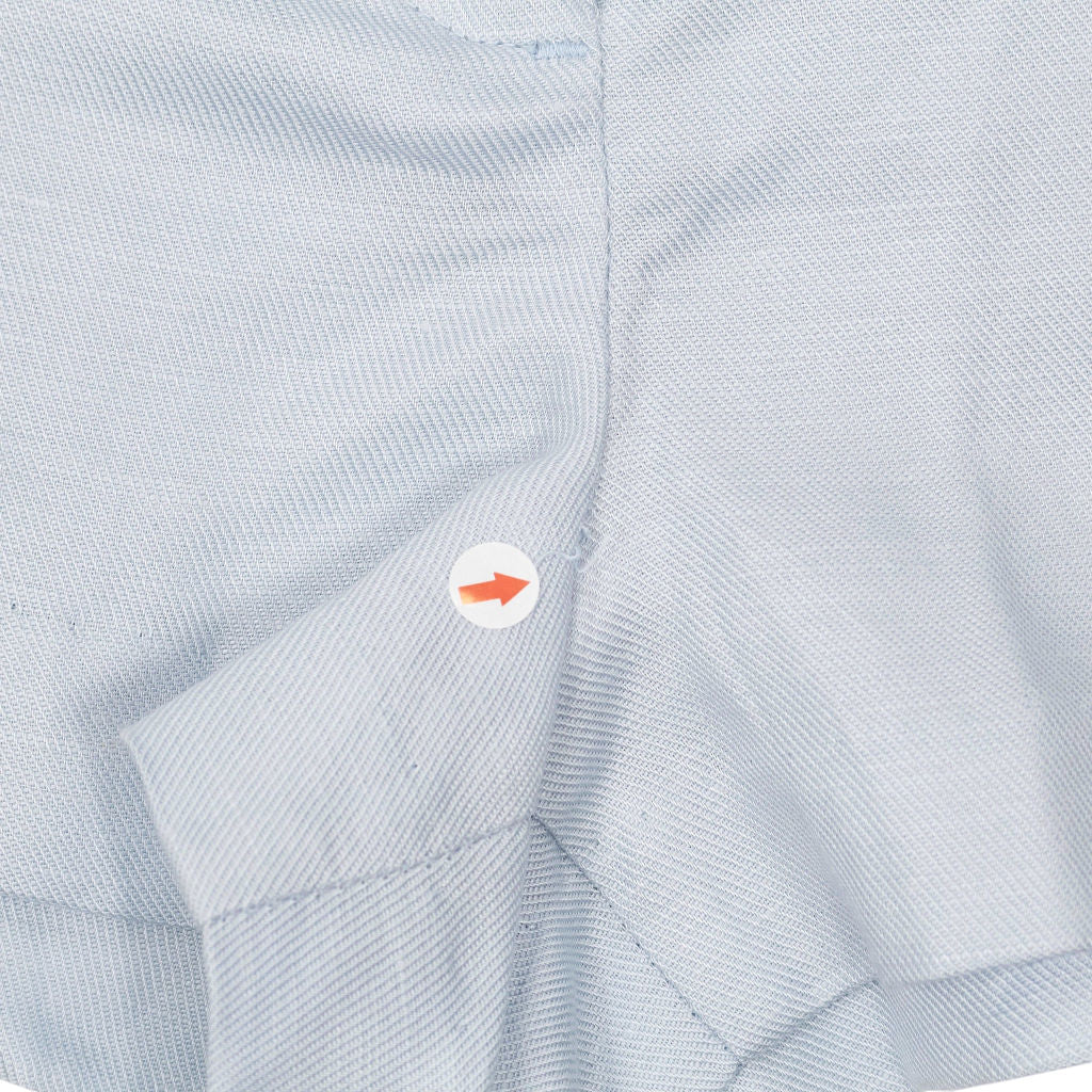 Zara Light Blue Linen Blend Shorts
