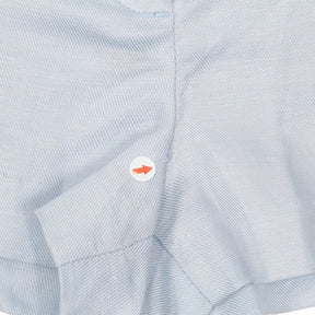 Zara Light Blue Linen Blend Shorts