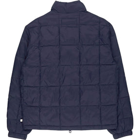 Farah Navy Gene Square Wadded Parka Coat