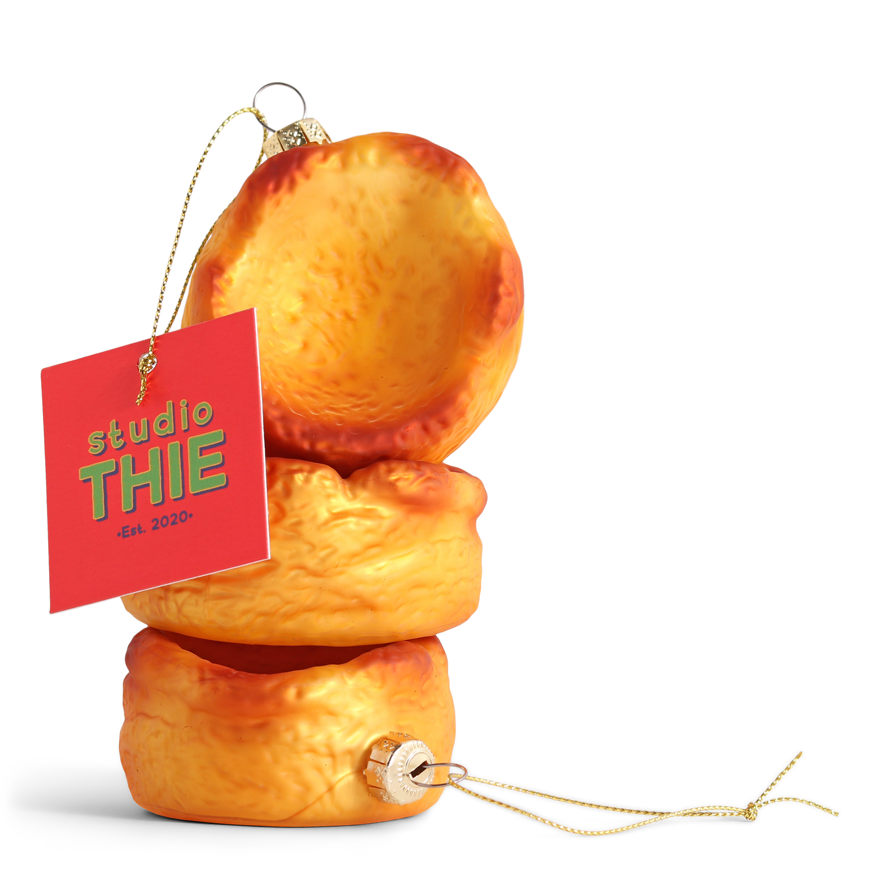 Yorkshire Pudding Glass Decoration