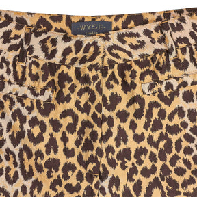 Wyse London Leopard Print Trousers