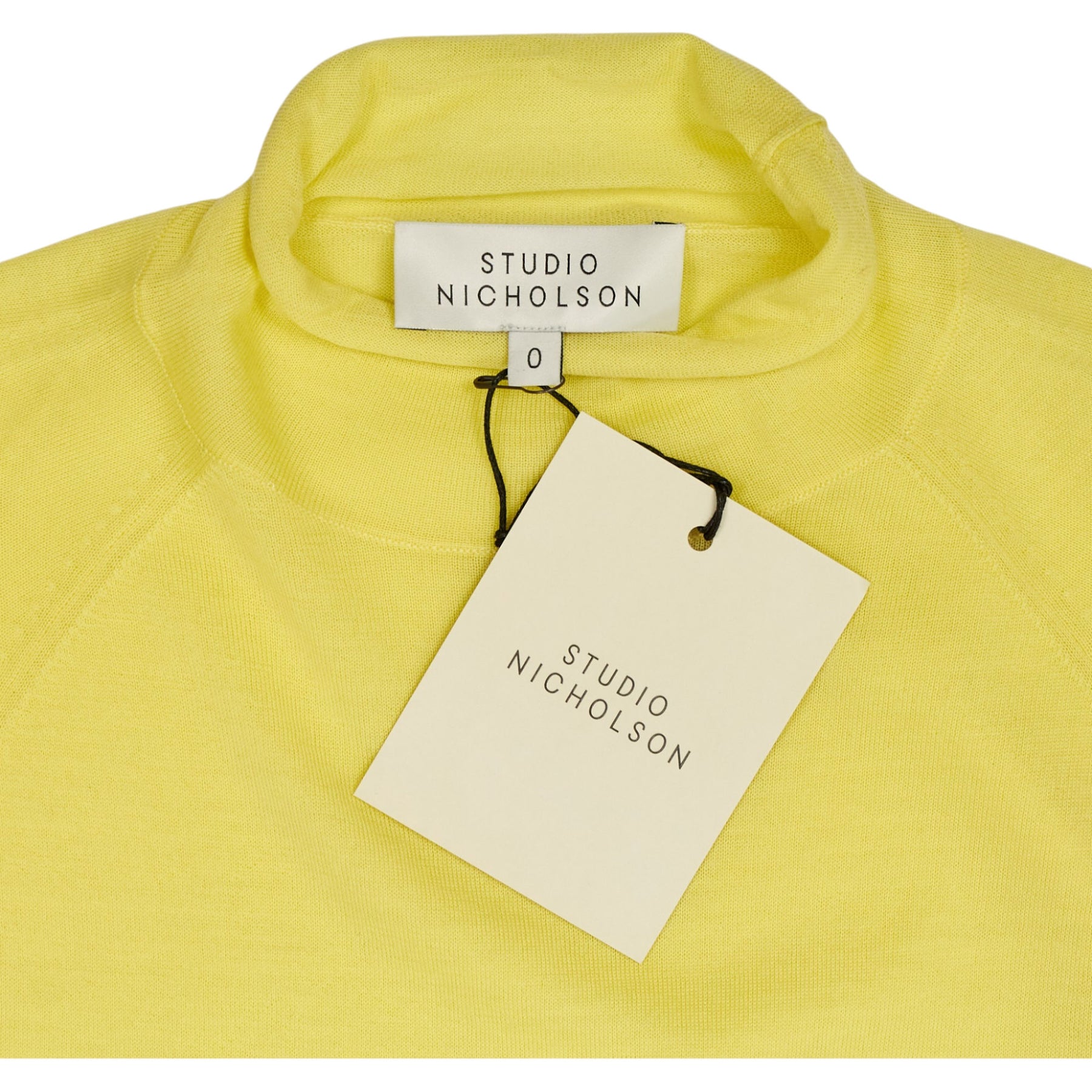 Studio Nicholson Lemon Fizz Roll Neck Jumper