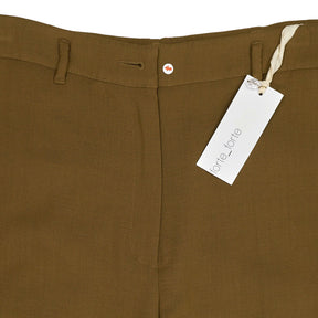 Forte Forte Khaki Wool Viscose Trousers