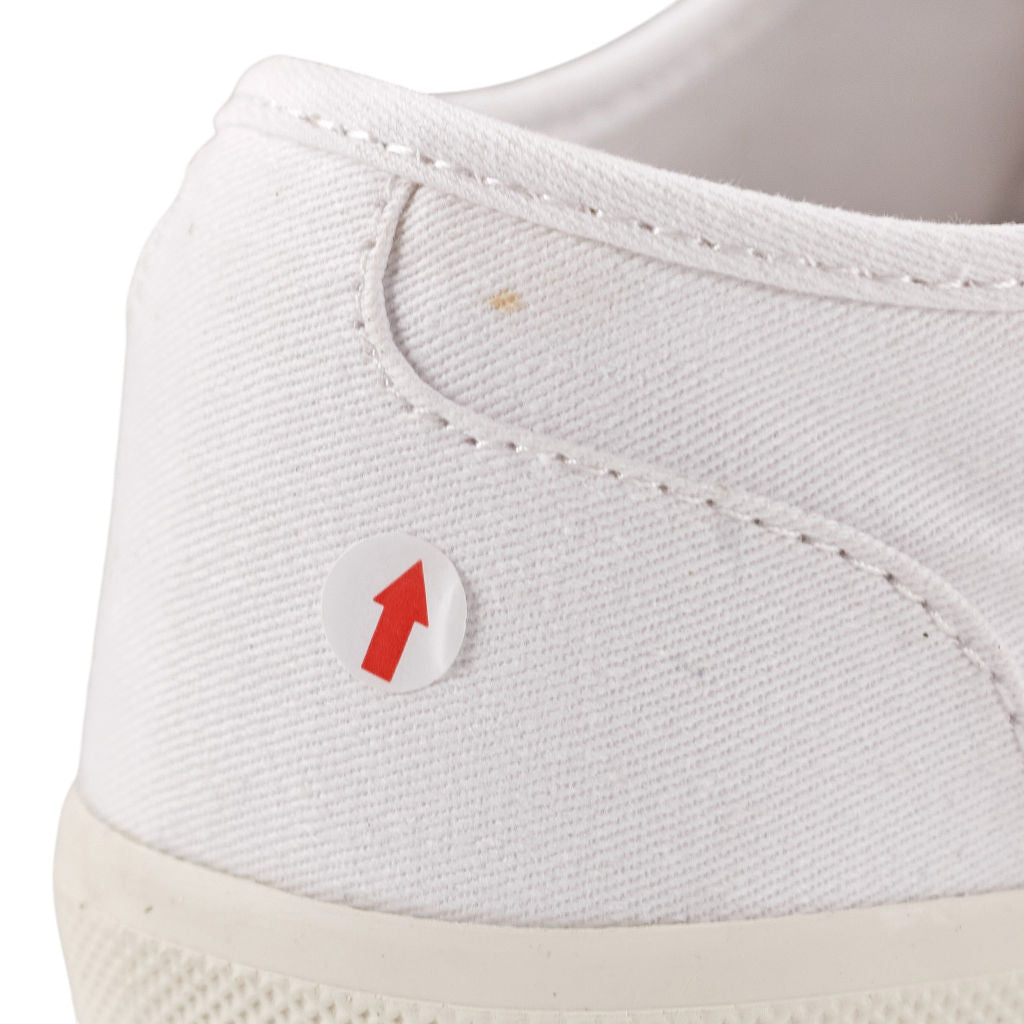 Hush White Henley Canvas Trainers
