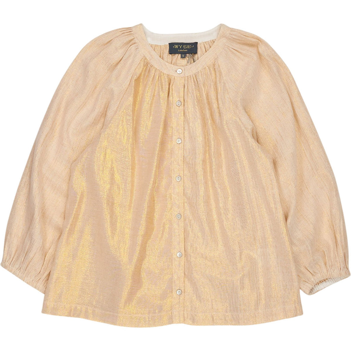 WYSE Gold Lauren Blouse