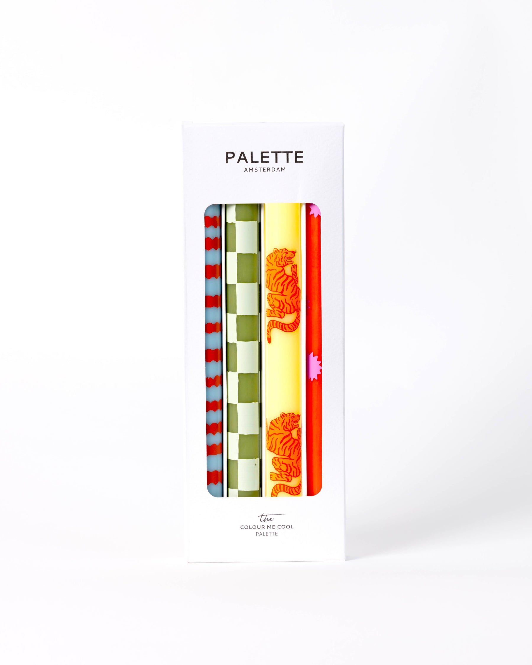 Design Dinner candles - Set of 4 - Colour Me Cool