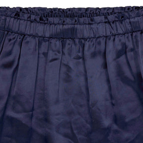 Wyse Navy Blue Midi Skirt