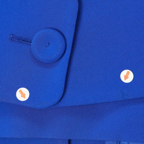 Moschino Blue Button Jacket