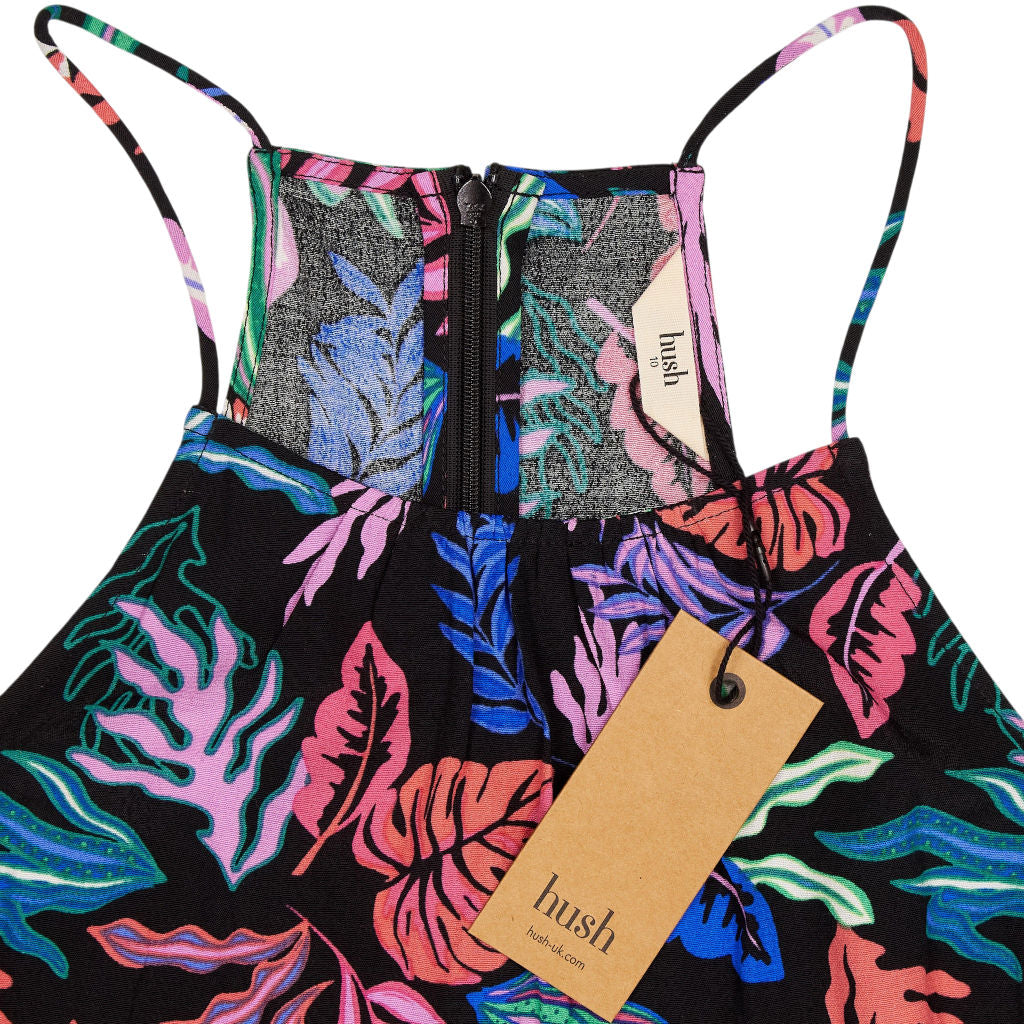 Hush Multicoloured Lila Halter Cami