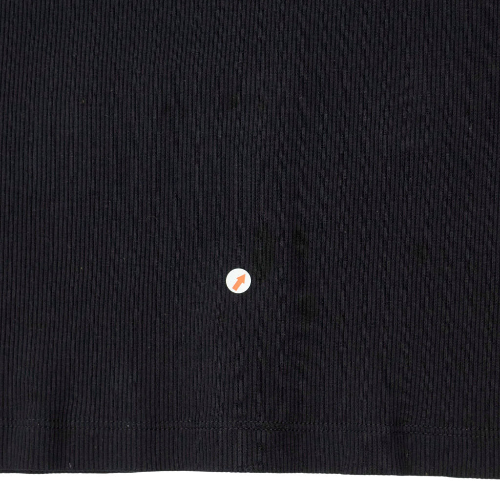 Baukjen Black Long Sleeve Zip Ribbed Top