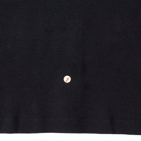 Baukjen Black Long Sleeve Zip Ribbed Top