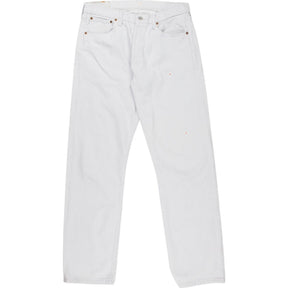 Levi's White 501 Jeans W34" x L32"
