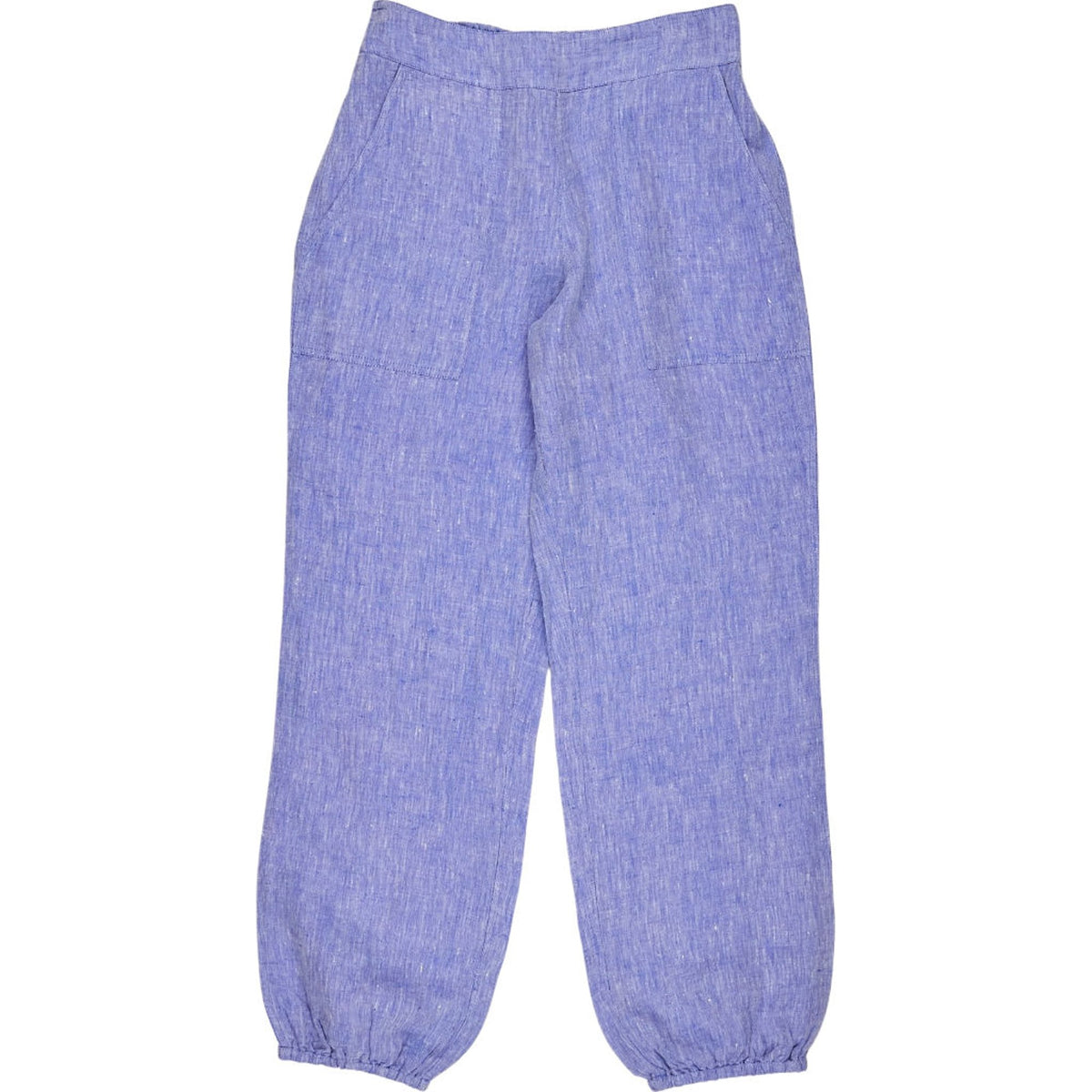 NRBY Blue Linen Elasticated Trousers