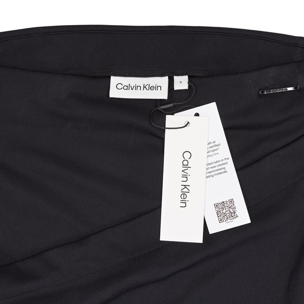 Calvin Klein Black Stretch Jersey Maxi Skirt