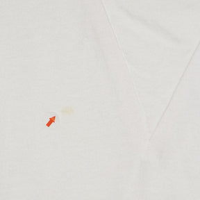 W. Rubens White V Neck Cotton T-Shirt