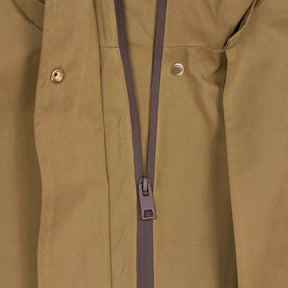 Lands' End Brown Hooded Rain Coat