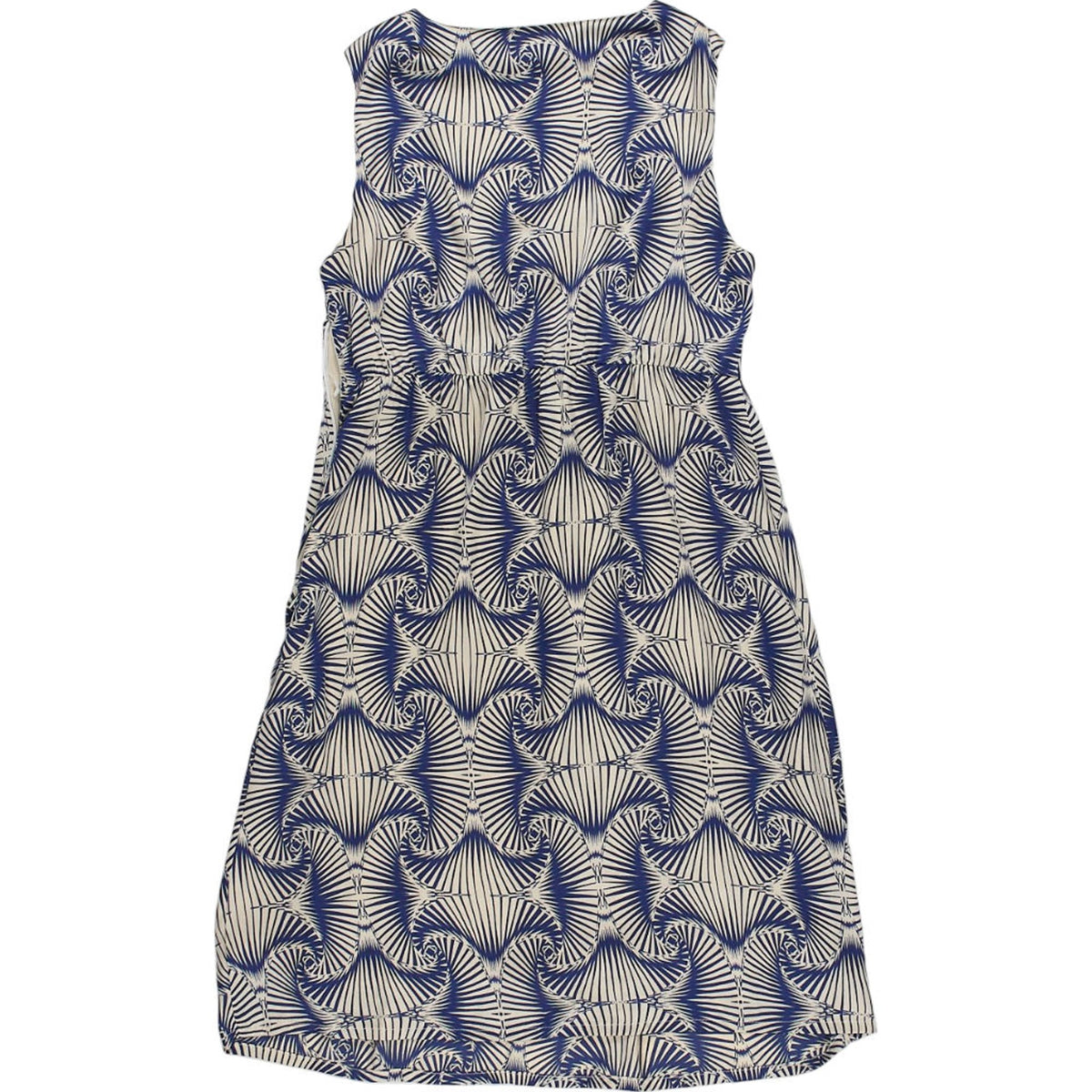 Mama Licious Blue Patterned Sleeveless Dress