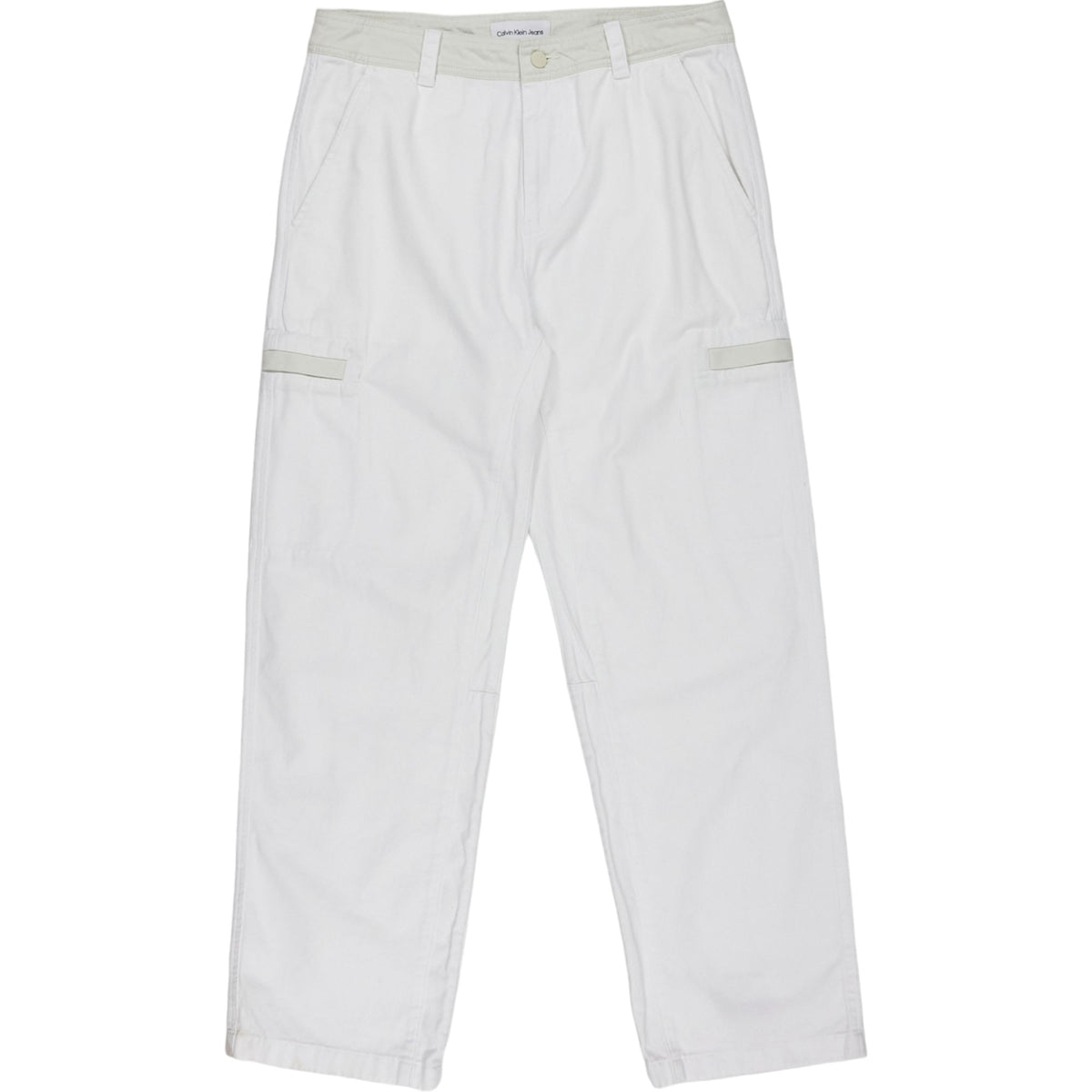 Calvin Klein Jeans White Cargo Pants