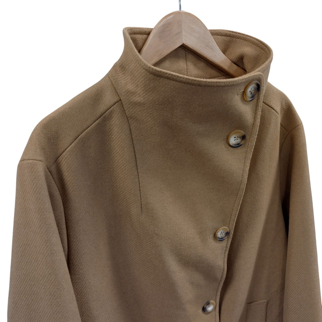 John Lewis Camel Wool Blend Coat
