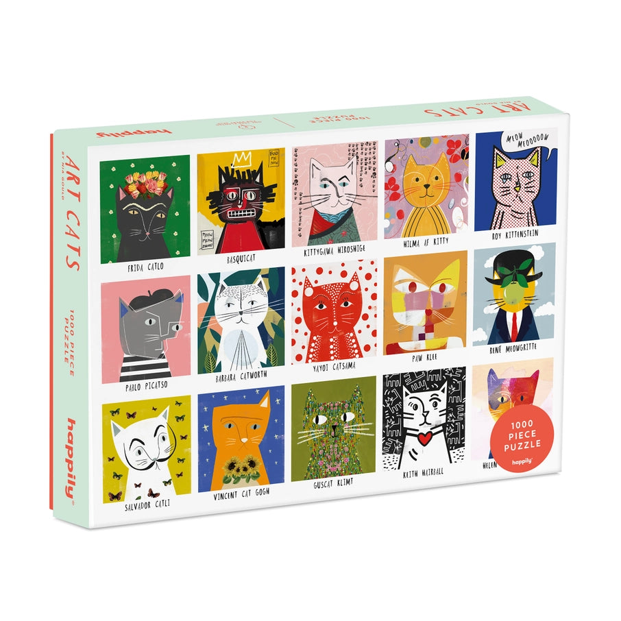 'Art Cats' Premium Jigsaw 1000 Piece Puzzle