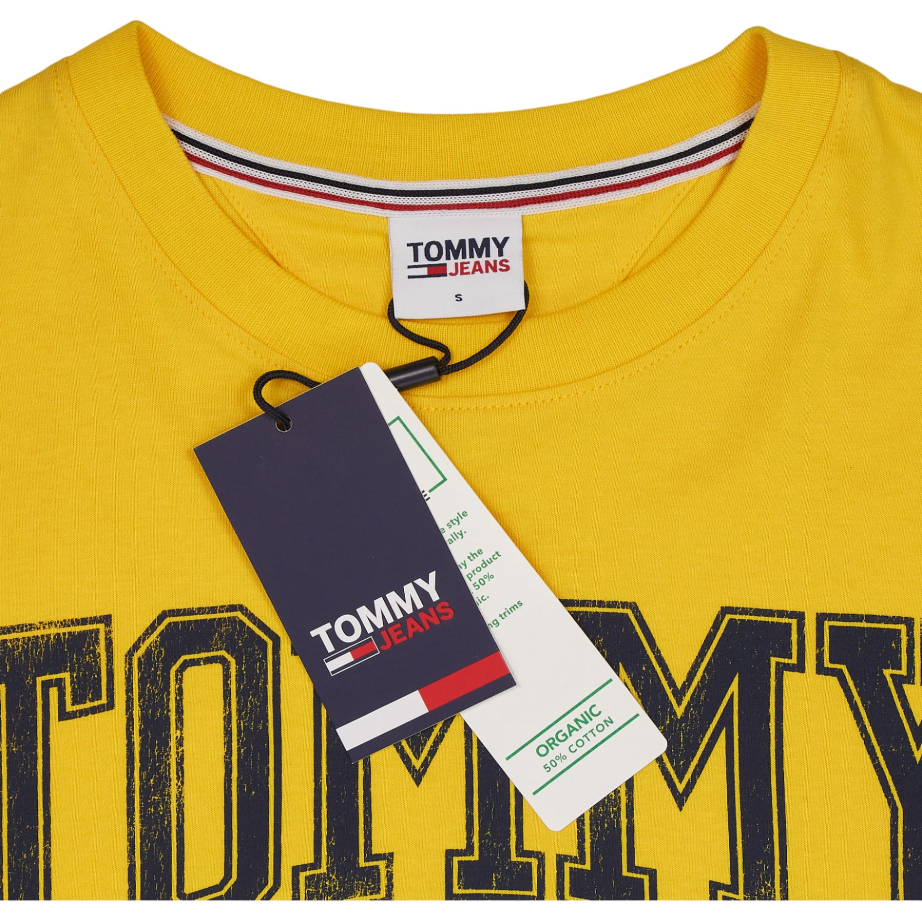 Tommy Yellow Baby Crop T-Shirt