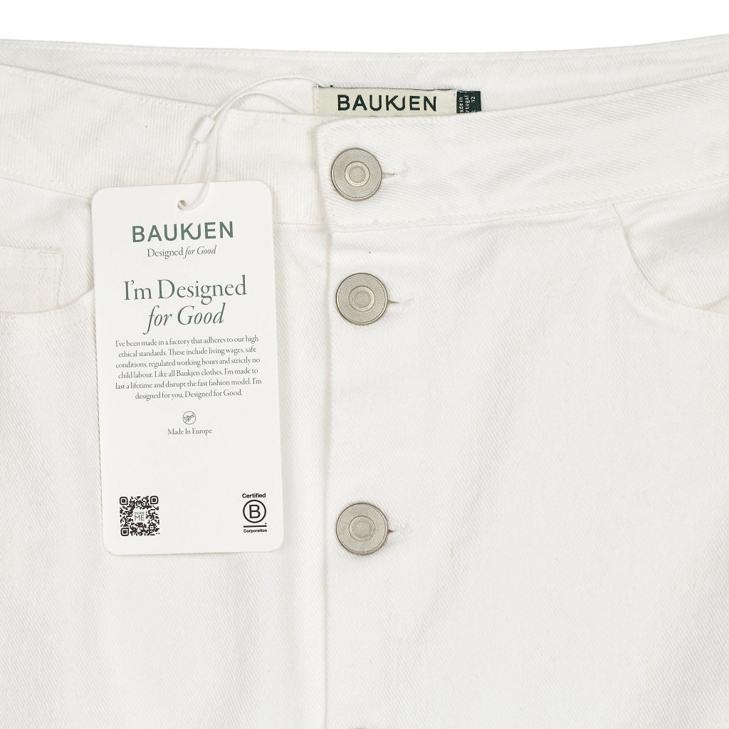 Baukjen White Organic Skirt