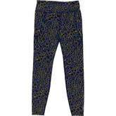 Hush Blue Yellow Aero Printed Active Leggings