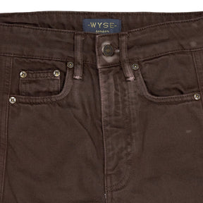 WYSE Brown Cotton Jeans