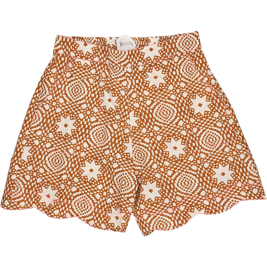 Bonte French Mustard Star Pattern Shorts