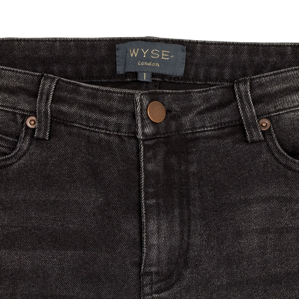 Wyse Black London Jeans